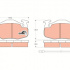 Sada brzdových destiček TRW GDB327 - PEUGEOT, RENAULT CLIO