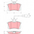 Sada brzdových destiček TRW GDB1417 - AUDI A4