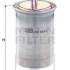 Palivový filtr MANN WK845/3 (MF WK845/3) - FORD