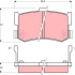 Sada brzdových destiček TRW GDB994 - HYUNDAI SONATA