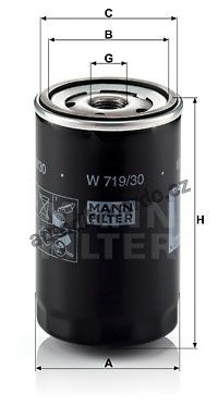 Olejový filtr MANN W 719/30 (MF W719/30)