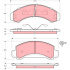 Sada brzdových destiček TRW GDB4021 - FORD AEROSTAR 92-93