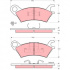 Sada brzdových destiček TRW GDB324 - MAZDA