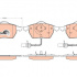 Sada brzdových destiček TRW GDB1307 - AUDI A6, VW PASSAT