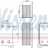 Chladič motorového oleje NISSENS 90746