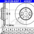Brzdový kotouč ATE 24.0128-0287 (AT 428287)