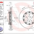 Brzdový kotouč BREMBO 09.A665.13 - CADILLAC, CHEVROLET