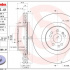 Brzdový kotouč BREMBO 09.B286.41 - MAYBACH