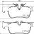 Sada brzdových destiček BREMBO P06094 - BMW, MINI