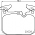 Sada brzdových destiček BREMBO P06096X - BMW