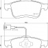 Sada brzdových destiček BREMBO P23163 - FIAT, LANCIA, OPEL