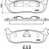 Sada brzdových destiček BREMBO P24083 - LINCOLN