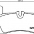 Sada brzdových destiček BREMBO P65030 - PORSCHE