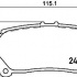 Sada brzdových destiček BREMBO P83152 - LEXUS, TOYOTA