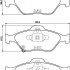 Sada brzdových destiček BREMBO P83159 - TOYOTA