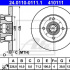 Brzdový kotouč ATE 24.0110-0111 (AT 410111) - SEAT, VW