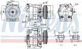 Kompresor klimatizace VALEO 813144