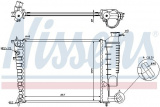 Chladič motoru NISSENS 61358A