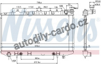 Chladič motoru NISSENS 69471