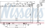 Chladič motoru NISSENS 69471