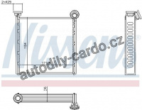 Výměník tepla NISSENS 73992