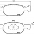 Sada brzdových destiček BREMBO P23073