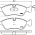 Sada brzdových destiček BREMBO P59017 - DAEWOO, OPEL