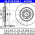 Brzdový kotouč ATE 24.0110-0166 (AT 410166) - ALFA ROMEO