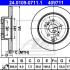 Brzdový kotouč ATE 24.0109-0711 (AT 409711) - TOYOTA