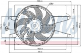 Ventilátor chladiče NISSENS 85579