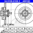 Brzdový kotouč ATE 24.0109-0100 (AT 409100) - CITROËN, PEUGEOT