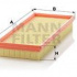 Vzduchový filtr MANN C3474 (MF C3474) - FIAT, FORD, VW