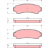 Sada brzdových destiček TRW GDB982 - NISSAN SUNNY