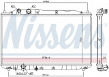 Chladič motoru NISSENS 681402