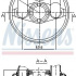 Chladič motorového oleje NISSENS 90666