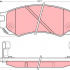 Sada brzdových destiček TRW GDB1175 - NISSAN ALMERA