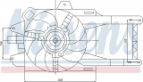 Ventilátor chladiče NISSENS 85117