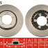 Brzdový kotouč TRW DF4555 - MITSUBISHI L400 96-