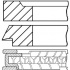 Sada pístních kroužků GOETZE 08-205800-00