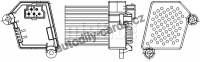 Regulace, vnitřní ventilace MAHLE (ABR 33 000S)