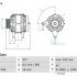 Alternátor BOSCH (BO 0986045340)