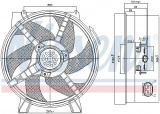 Ventilátor chladiče NISSENS 85500