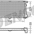 Chladič motoru DENSO (DE DRM05059)