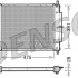 Chladič motoru DENSO (DE DRM09036)