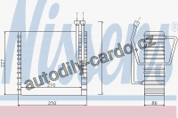 Výparník NISSENS 92232