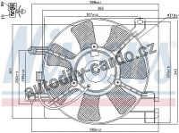 Ventilátor chladiče NISSENS 85060