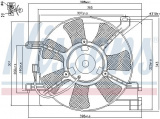 Ventilátor chladiče NISSENS 85060