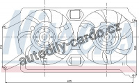 Ventilátor chladiče NISSENS 85109