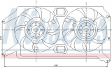 Ventilátor chladiče NISSENS 85109