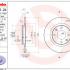 Brzdový kotouč BREMBO 08.9600.24 - CITROËN